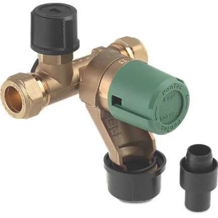 Complete zonneboilerset - 1x 30HP + Buffervat met tapwaterspiraal en 1 warmtewisselaar (200L)