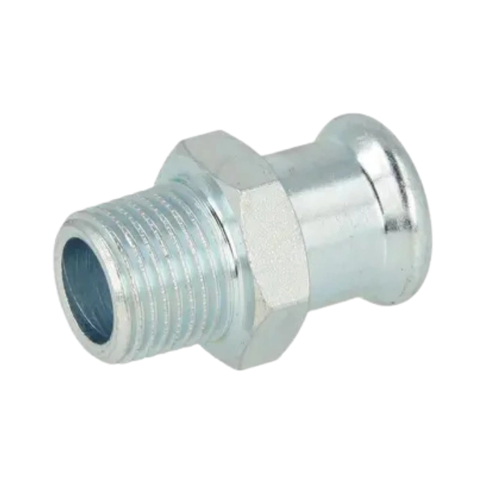 OEG 802004601 - C-staal perskoppeling verloop M-contour (22 mm x G 3/4