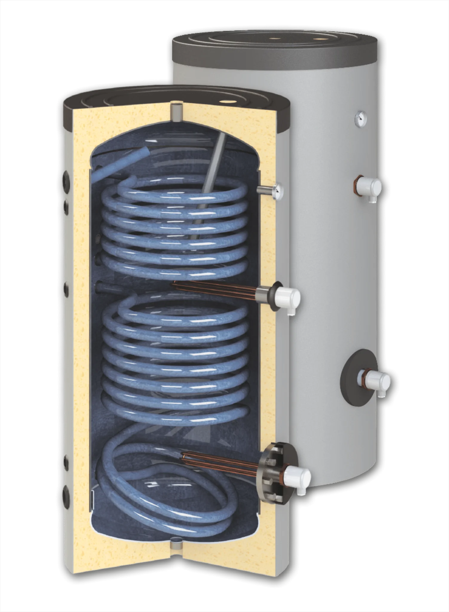 Complete zonneboilerset 1× 30HP 200L + ALPS EXCLUSIVE AE-06001-MO-V2 (6,0 kW)