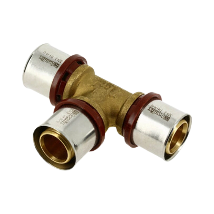 BONFIX 2000530 - Messing perskoppeling T-stuk (32 x 32 x 32 mm)
