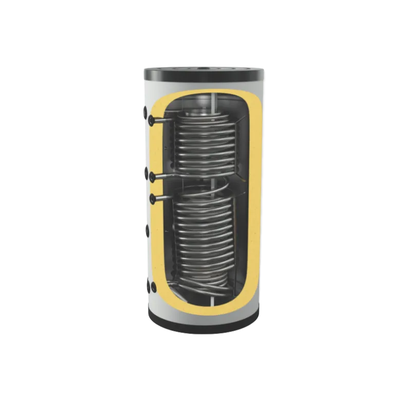 Eldom BCWS2 500K80 -  Buffervat met tapwaterspiraal en 2 warmtewisselaars (500L)