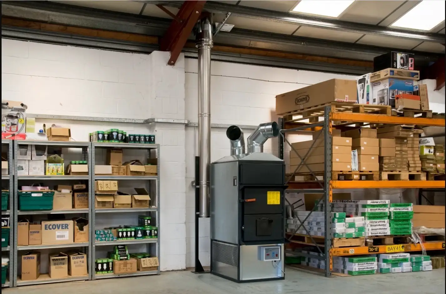 Fabbri F 240 - Luchtverwarming houtketel (240 kW)