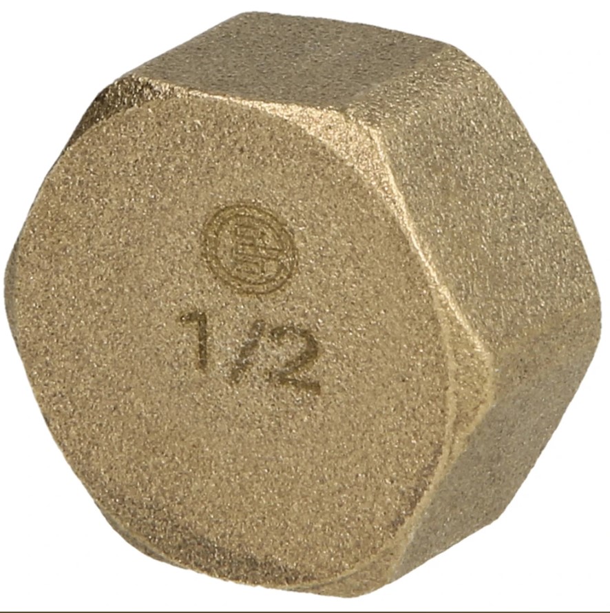 OEG AS812500 - Messing kap (G 1/2