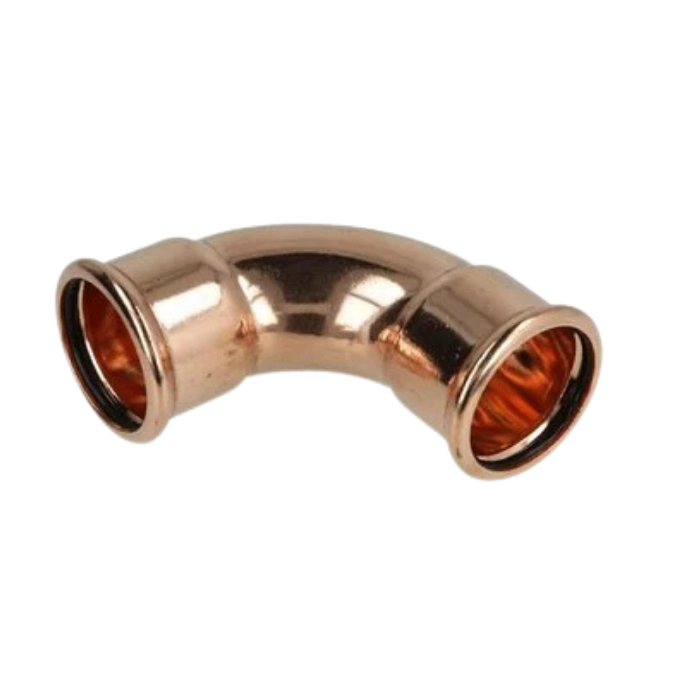 OEG 802009018 - Koperen perskoppeling M-contour hoek 90° (15 mm)