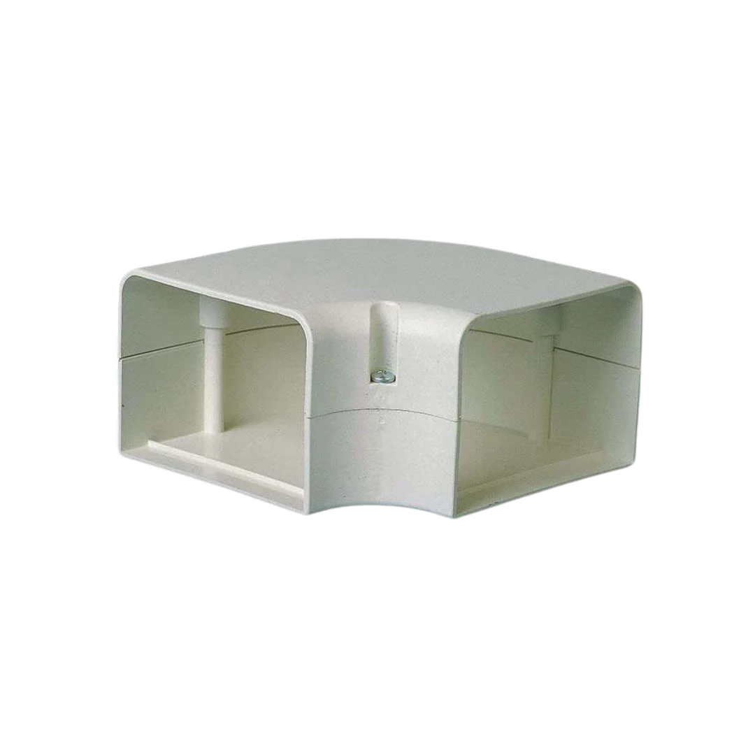 SpeediDuct Platte bocht 90° - 70 mm (Wit)
