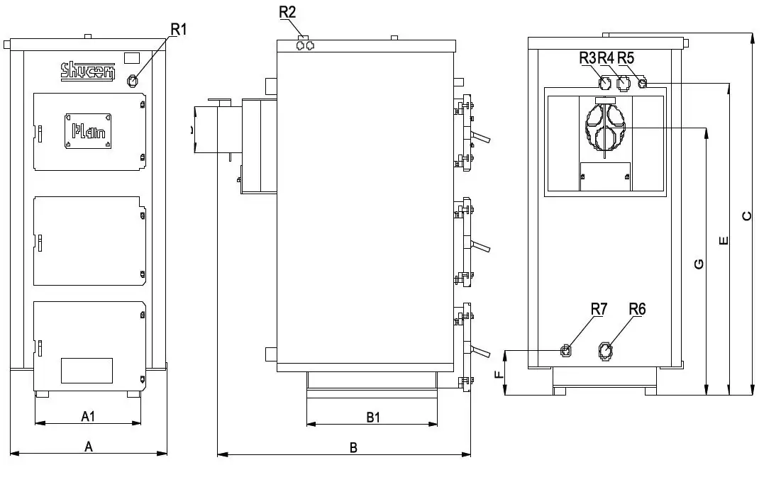Sukom R25 - Houtketel (25 kW)