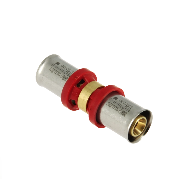 BONFIX 2000110 - Messing rechte koppeling (16 x 16 mm)